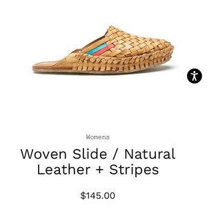 Mohinders Woven Leather Slide Mule
